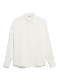 Bluse armedangels Larisaana L/S Damen (Gr L |weiß)