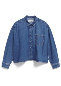 armedangels Nalaani Hemd Damen (Gr XL |blau)