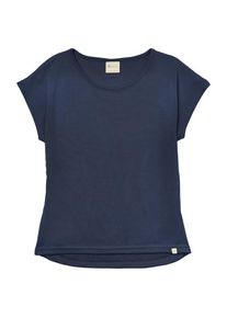 Merinoshirt Engel Shirt überschnittene Schulter Damen (Gr 34/36 |blau)