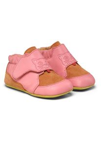 Hüttenschuhe Affenzahn Krabbelschuh Leder Crawly Kinder (Gr 18/19 |rosa)