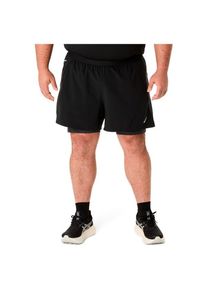 asics Road 2N1 5 Short Laufshorts Herren (Gr M |schwarz)