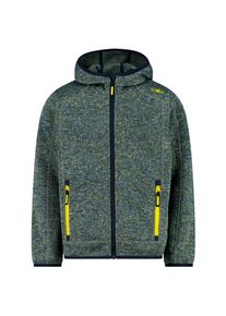 Fleecejacke CMP Jacket Fix Hood Jacquard Knitted Kinder (Gr 104 |oliv)