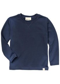 Merinounterwäsche Engel Sweatshirt L/S Kinder (Gr 92 |blau)