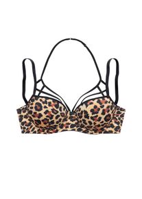 Damen Schalen-BH, Petite Fleur Gold, Gr. 70, braun, Microtouch, Obermaterial: 80% Polyamid, 20% Elasthan, sexy, BHs, mit verführerischer Bänder-Optik