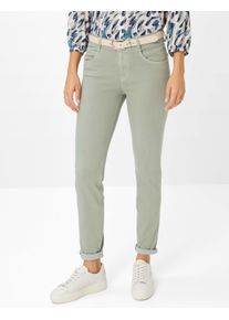 Brax Damen Röhrenjeans Style SHAKIRA LIGHT FOREST, denim hellgrün, Gr. 36K