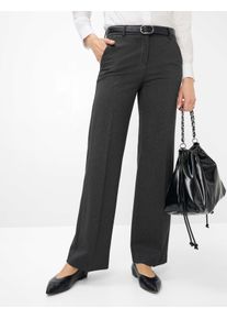 Brax Damen Palazzohose Style MAINE SMOKE GREY, dunkelgrau, Gr. 46L