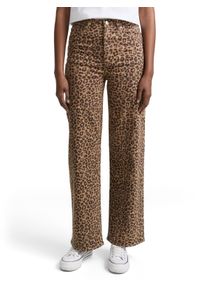 Tom Tailor Denim Weite Jeans, mit Leo Print