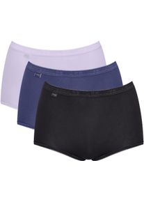 Sloggi Maxislip »Basic+«, (3er Pack), Baumwollmischung, weiche Nähte, Single Jersey