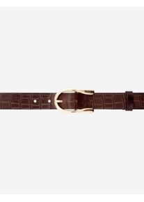 Brax Damen Gürtel Style DAMENGÜRTEL brown, dunkelbraun, Gr. 95