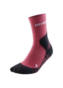 CEP CEP Light Merino Socks Hiking Mid Cut V3 Wandersocken Damen (Gr II |rot)
