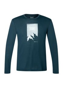 super.natural 2 Pitch L/S Longsleeve Herren (Gr XXL |blau)