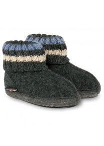 Haflinger Paul H&uuml;ttenschuhe Kinder (Gr 24 |grau)