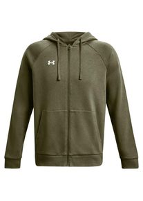 Under Armour Rival Fleece Full Zip Hoodie Hoodie Men (Gr XL - Regular |oliv)