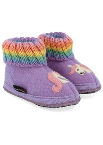 Haflinger Fairy Tale Hüttenschuhe Kinder (Gr 29 |lila)