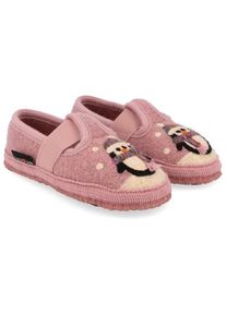 Hüttenschuhe Haflinger Pinguin Kinder (Gr 26 |rosa)