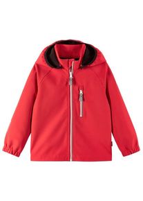 Reima Vantti Softshelljacke Kinder Alltag (Gr 134 |rot |wasserdicht)