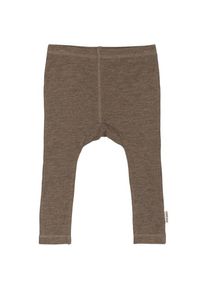 Merinounterwäsche Mikk-line Wool/Bamboo Legging Kinder (Gr 68 |braun)