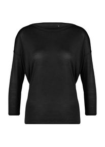 Stoic MerinoChill MMXX Göteborg 3/4 Crew Merinoshirt Damen (Gr XXL |schwarz)