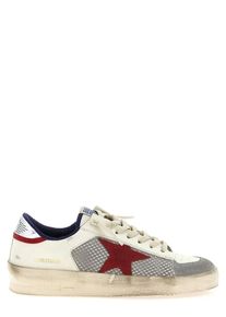 Golden Goose Deluxe Brand Golden Goose Low-Top Sneaker - Heren Stardan Sneaker Wit/Grijs - Gr. 43 (EU) - in Beige - für Damen