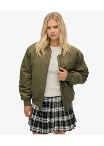 Superdry Damen MA1 Bomberjacke Green - Gr&ouml;&szlig;e: 40 20822170006628MI019