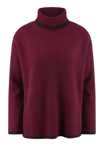 include - Rollkragen-Pullover, lila, Gr. 36 / S - Schurwolle