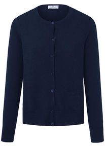 Peter Hahn - Strickjacke aus 100% Premium-Kaschmir, blau, Gr. 36 / S - Kaschmir