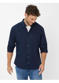 Brax Herren Hemd Style DANIEL universe, Blau, Gr. XXL