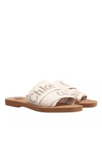 Chlo&eacute; Chlo&eacute; Slipper & Pantoletten - Flache Woody Pantolette - Gr. 36 (EU) - in Beige - f&uuml;r Damen