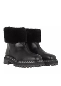 Proenza Schouler Stiefel & Boots - Calf Softy Merinos Sheep Combat - Gr. 39 (EU) - in Schwarz - f&uuml;r Damen