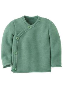 Disana Melange-Jacke Merinojacke Kinder (Gr 86/92 |grün/türkis)