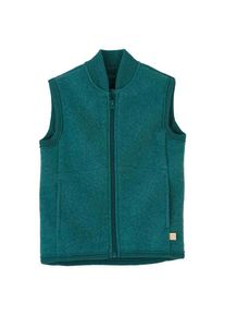 Disana Walk-Weste Merinoweste Kinder (Größe 86/92 |türkis/blau)