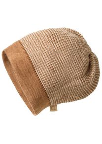 Disana Beanie M&uuml;tze Kids (Gr 2 |beige/braun)