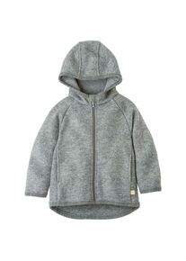 Disana Walk-Jacke Zipp Wolljacke Kinder Wandern (Gr 74/80 |grau)