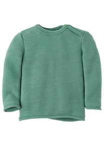Disana Melange-Pullover Merinopullover Kinder (Gr 74/80 |türkis)