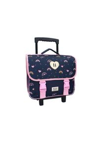 Milky Kiss Rucksack Herz mit Regenbögen und Griff Schultasche