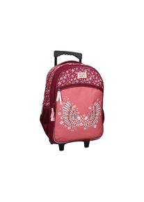 Milky Kiss Trolley-Rucksack Wild Bliss – Lila mit Blumenmuster
