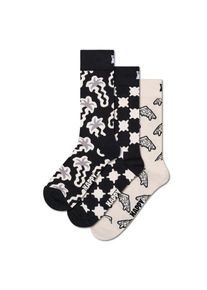 Happy Socks Strümpfe BLACK & WHITE Socken 3er Pack