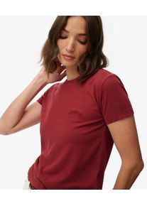 Superdry Damen Essential Logo T-shirt in Schmaler Passform Red - Gr&ouml;&szlig;e: 42 2102422000120ZUD020