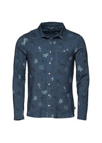 Hemd Chillaz Sebastian Alps Flowers Shirt Herren (Gr XS |blau)