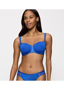 Triumph Damen Bügel-BH "Palina Cosmic Heartbeat WHP", Gr. 85illumines blau, Mesh, Obermaterial: 69% Polyamid, 18% Polyester, 12% Elasthan, 1%