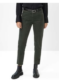 Brax Damen Chino Style MARA S DEEP FOREST, dunkelgrün, Gr. 44K