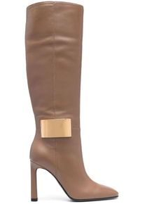 Sergio Rossi Stiefel - Boots Hazelnut - Gr. 36 (EU) - in Braun - f&uuml;r Damen