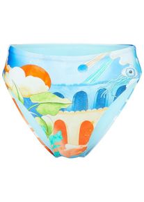 Seafolly Aquarius High Rise Pant Bikini-Bottom Damen (Gr 36 |blau)