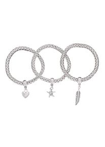 Lascana Armband Set grau Gr. für Damen