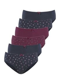Petite Fleur Jazz-Pants Slips mehrfarbig Gr. 32/34 für Damen. Mit Print, Schleife. Nachhaltig.