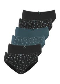Petite Fleur Jazz-Pants Slips mehrfarbig Gr. 32/34 für Damen. Mit Print, Schleife. Nachhaltig.