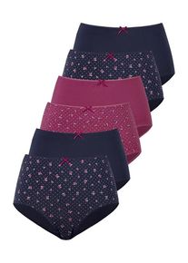 Petite Fleur Taillenslip mehrfarbig Gr. 32/34 für Damen. Mit Schleife, Print. Körpernah. Nachhaltig.