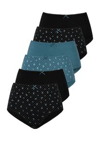 Petite Fleur Taillenslip mehrfarbig Gr. 32/34 für Damen. Mit Schleife, Print. Körpernah. Nachhaltig.