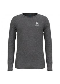 Odlo Base Layer Top Crew Neck L/S Active Warm Eco Kunstfaserunterwäsche Kinder (Gr 164 |grau)