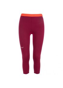 Salewa Cristallo Warm AMR 3/4 Tight Merinounterwäsche Women (Gr 34 |rot)